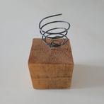 Eikenhouten houder (6x6 cm) voor luchtplant tillandsia, Huis en Inrichting, Kamerplanten, Ophalen, Halfschaduw, Minder dan 100 cm