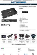 Audio System M90.4 4 kanaals versterker M-SERIES, Auto diversen, Autospeakers, Info@optimount.nl, Nieuw, Ophalen of Verzenden