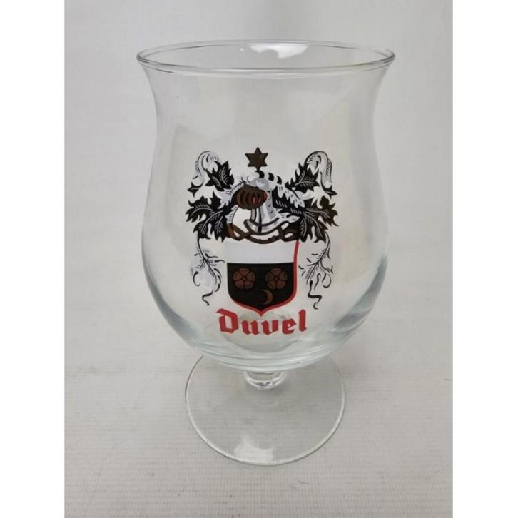 # Duvel bierglas met wapen duvel. Glas. Glazen, Verzamelen, Glas en Borrelglaasjes, Zo goed als nieuw, Bierglas, Ophalen of Verzenden