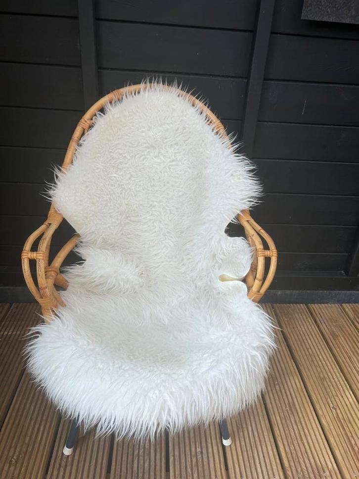 Rotan stoel van Rohé, Huis en Inrichting, Stoelen, Gebruikt, Eén, Riet of Rotan, Bruin, Ophalen of Verzenden