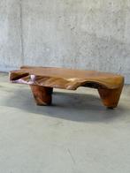 Vintage brutalist wabi sabi wortelnoten salontafel, Ophalen