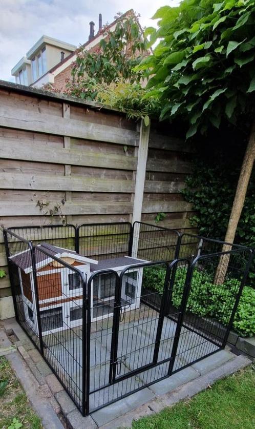 konijnenren, Dieren en Toebehoren, Knaagdieren en Konijnen | Hokken en Kooien, Zo goed als nieuw, Ren, 90 cm of meer, 110 cm of meer