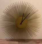 Richmond Gouden Klok - 90cm Wanddecoratie, Huis en Inrichting, Woonaccessoires | Klokken, Ophalen, Zo goed als nieuw, Analoog