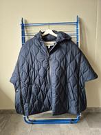 donkerblauwe poncho, Ophalen, Nieuw, Maat 42/44 (L), Blauw