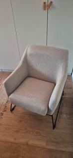 Prachtige zandkleurige fauteuil.Geen gebruikssporen/vlekken!, Ophalen, Zo goed als nieuw, Stof, Eén