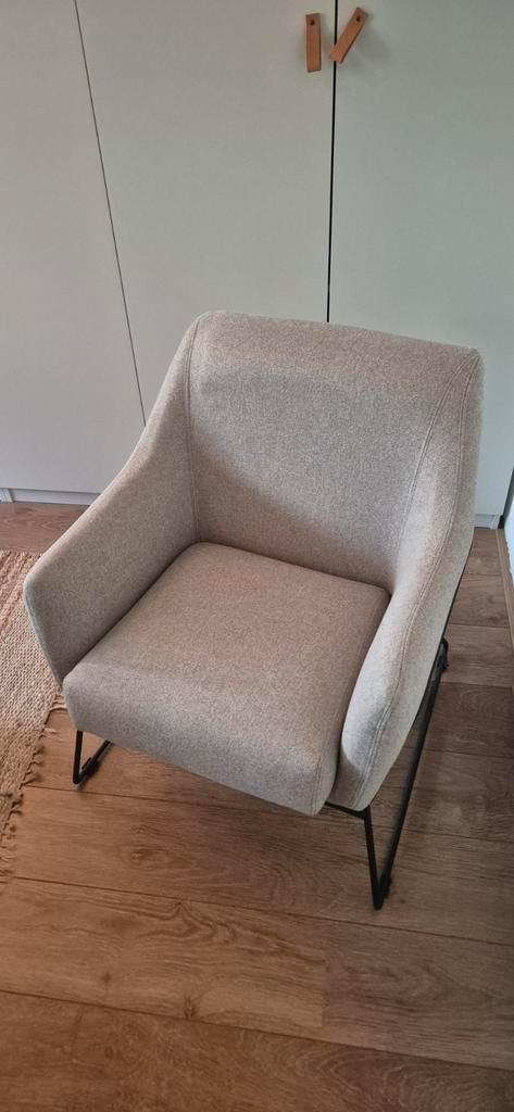 Prachtige zandkleurige fauteuil.Geen gebruikssporen/vlekken!, Huis en Inrichting, Stoelen, Zo goed als nieuw, Eén, Stof, Ophalen