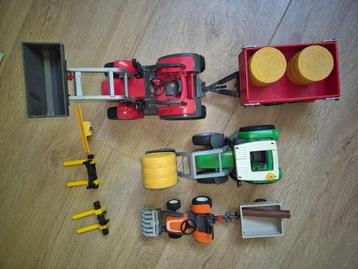 Playmobil tractor 3 stuks met extra's  beschikbaar voor biedingen