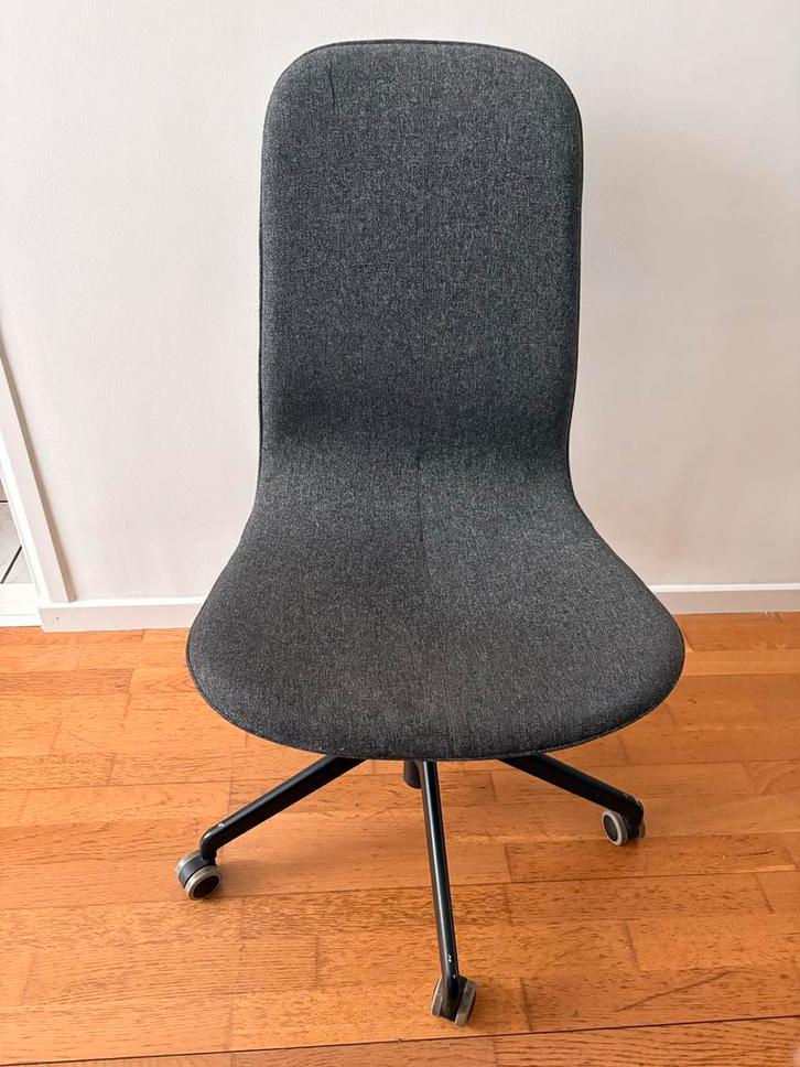 LÅNGFJÄLL Bureaustoel - Gebruikt, Huis en Inrichting, Bureaustoelen, Gebruikt, Bureaustoel, Grijs, Ergonomisch, Ophalen of Verzenden
