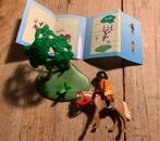 Playmobil: paard plus ruiter en groene plaats, Verzenden, Gebruikt