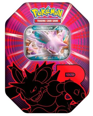 Pokémon Team Rocket’s Nidoking EX Tin — Nieuw & Sealed beschikbaar voor biedingen