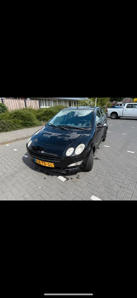 Smart ForFour 1.1 2006 Zwart 9 maanden apk weg is weg !!, Auto's, Smart, Particulier, ForFour, Benzine, B, Hatchback, Handgeschakeld