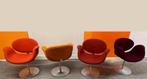 Artifort  tulip, Pierre Paulin, draaibaar stoelen, Gebruikt, 75 tot 100 cm, Ophalen of Verzenden, Nvt