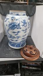 Grote antiek Chinese pot, Ophalen of Verzenden
