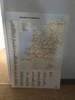 Xxl Spoorkaart van Nederland - Treinenkaart, Ophalen, NS, 1800 tot 2000, Nederland