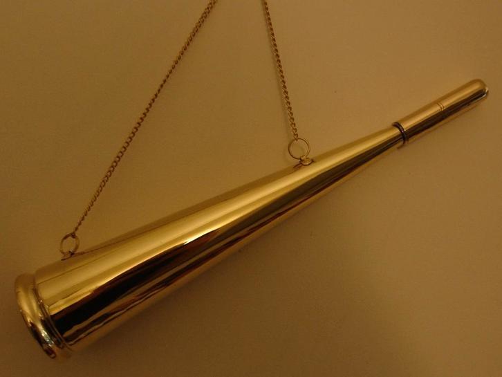 Geelkoperen luchthoorn, scheepstoeter, misthoorn, Watersport en Boten, Accessoires en Onderhoud, Nieuw, Overige typen, Ophalen of Verzenden