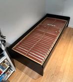 220 x 90 cm bed, Ophalen, 90 cm, Eenpersoons, Zwart