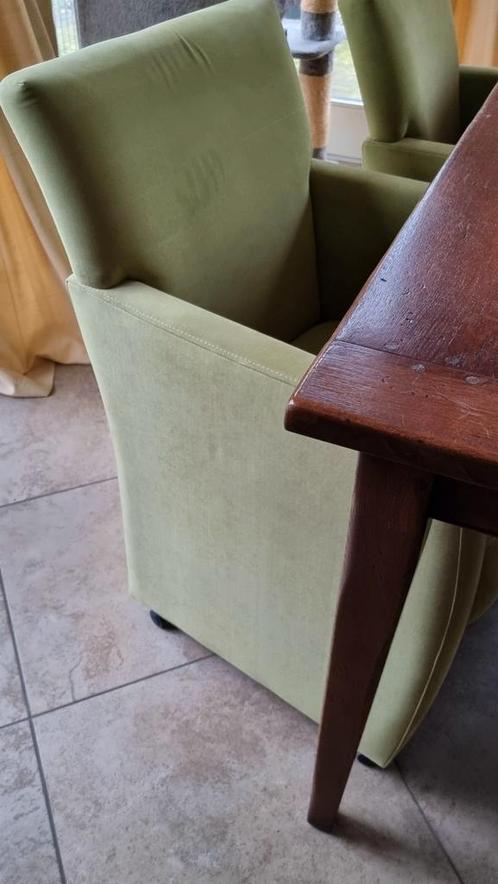 stoelen op wieltjes MEGAKOOPJE, Huis en Inrichting, Stoelen, Gebruikt, Vijf, Zes of meer stoelen, Stof, Overige kleuren, Ophalen