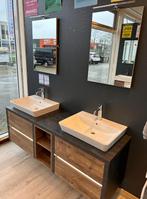 Badmeubelset 170cm incl. wastafels, spiegels met verlichting, Ophalen, Pelipal, Niet ingevuld, Niet ingevuld