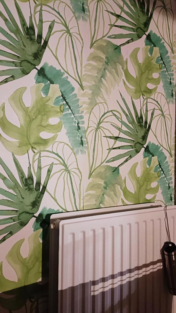 Behang ELLE vliesbehang jungle groen, Huis en Inrichting, Stoffering | Behang, Wit, Groen, minder dan 10 m², Ophalen of Verzenden