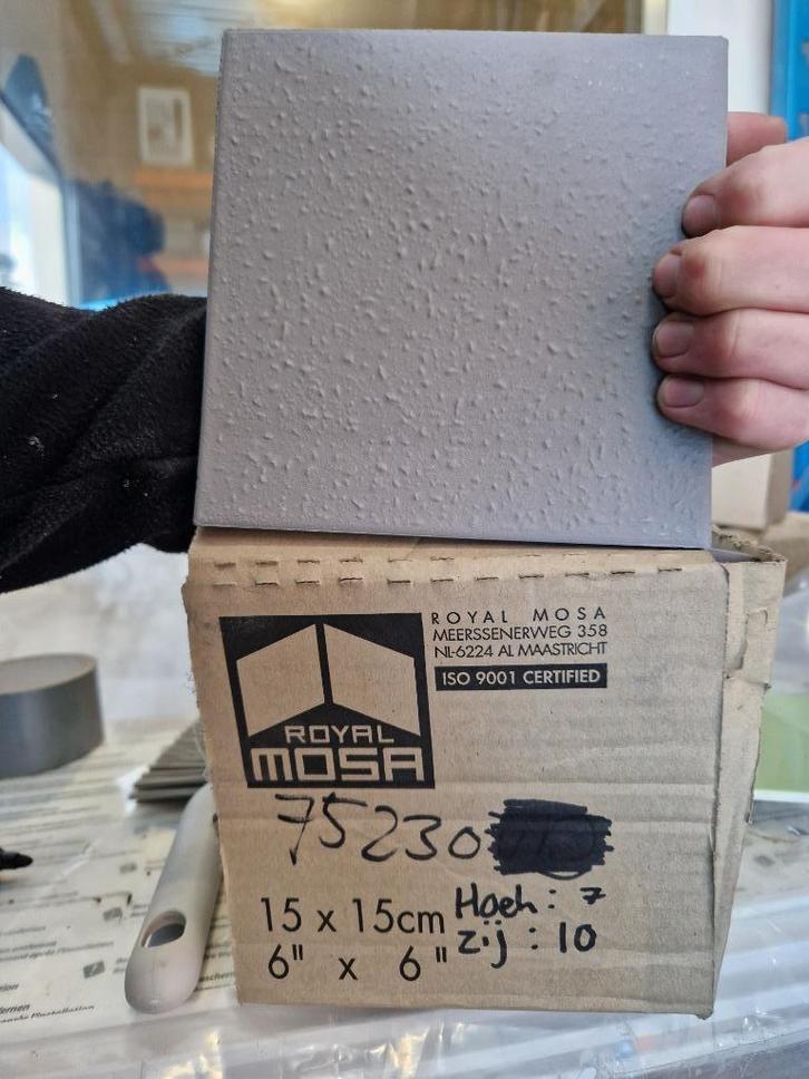 Mosa 75230 afschot tegels, 10 zij, 7 hoek, Doe-het-zelf en Verbouw, Tegels, Nieuw, Overige typen, Keramiek, Minder dan 20 cm, Minder dan 20 cm