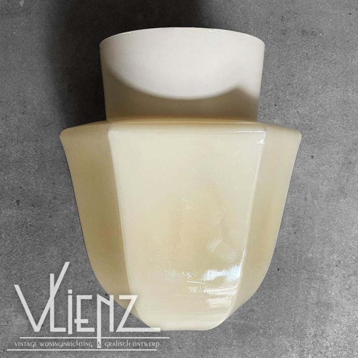 Vintage, art deco, retro plafondlamp, plafonnière lamp, Verzamelen, Retro, Huis en Inrichting, Ophalen of Verzenden