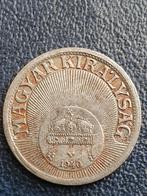 10 filler schaarse munt uit 1940 Hongarije., Postzegels en Munten, Ophalen of Verzenden, Hongarije, Losse munt