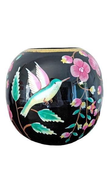 Nieuw, COLMORE by Diga, vaas BLOSSOM ENAMEL, 15x15x15cm beschikbaar voor biedingen