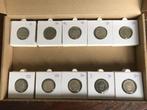 Partij Zilveren ½ Guldens Koningin Wilhelmina 1921-1930, Postzegels en Munten, Munten | Nederland, ½ gulden, Setje, Zilver, Ophalen of Verzenden