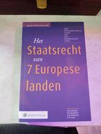 P.P.T. Bovend'Eert - Het Staatsrecht van 7 Europese landen, Ophalen of Verzenden, Zo goed als nieuw, P.P.T. Bovend'Eert; J.L.W. Broeksteeg; R. de Lange; L.F.M. Be...