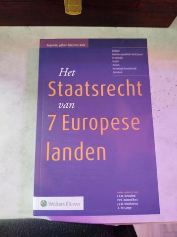 P.P.T. Bovend'Eert - Het Staatsrecht van 7 Europese landen beschikbaar voor biedingen
