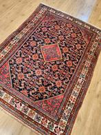 Vintage handgeknoopt perzisch tapijt hamadan 183x143, 100 tot 150 cm, 150 tot 200 cm, Gebruikt, Rechthoekig