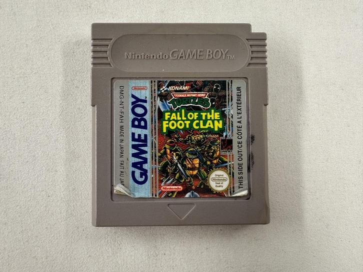 Turtles Fall of the Foot Clan TMNT - Nintendo Gameboy, Spelcomputers en Games, Games | Nintendo Game Boy, Gebruikt, Avontuur en Actie