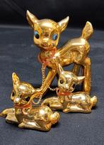 vintage Bambi hertje ree met baby's, Ophalen of Verzenden