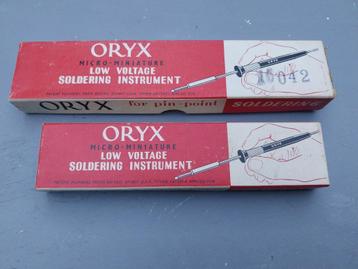 Oryx miniatuur soldeerbouten beschikbaar voor biedingen