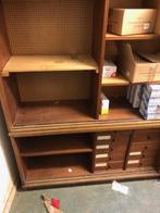 Vintage Opberkast met Laatjes - Schoolopruiming!, Huis en Inrichting, Ophalen, Gebruikt, 100 tot 150 cm, Met lade(s)