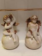 2 Prachtige Vintage Engelen. 30 cm Hoog., Antiek en Kunst, Curiosa en Brocante, Ophalen of Verzenden