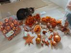 Amber oranje kerstballen en ornamenten, Ophalen of Verzenden, Zo goed als nieuw