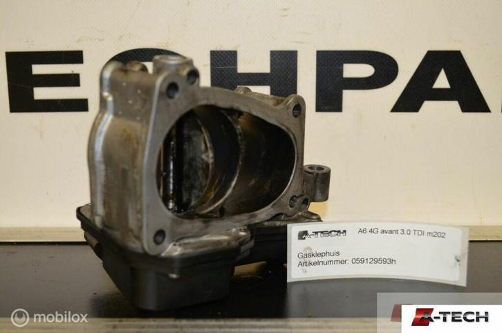 Gasklephuis Audi A6 Avant C7 3.0 TDI ('11-'18) 059129593h, Auto-onderdelen, Motor en Toebehoren, Audi, Gebruikt, Ophalen of Verzenden