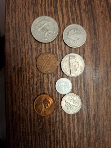 Setje Amerikaanse oude munten  beschikbaar voor biedingen