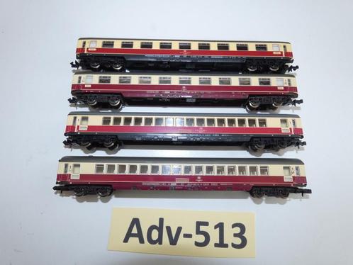 Adv-513 N Spoor TEE/IC Personenwagons 8160/63 Fleischmann DB, Hobby en Vrije tijd, Modeltreinen | N-Spoor, Gebruikt, Wagon, Gelijkstroom