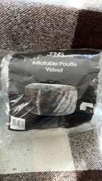 Grijze opblaasbare poef, Ophalen of Verzenden, Zo goed als nieuw