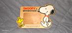 Snoopy woodstock fotoframe van hout, Ophalen of Verzenden, Snoopy, Overige typen
