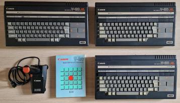 3x Canon V-20 MSX Home Computers  beschikbaar voor biedingen