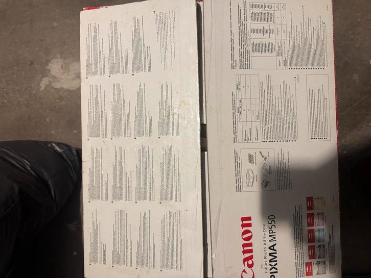 Canon PIXMA MP550 All-in-One Printer, Computers en Software, Printers, Gebruikt, All-in-one, Inkjetprinter, Kleur printen, Draadloos