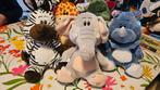 Knuffel Dieren  Zebra, Giraffe, Olifant, Krokodil neushoorn, Ophalen of Verzenden, Zo goed als nieuw, Overige typen