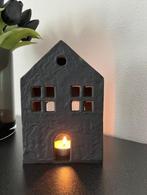 J-Line Kaarsenhouder Huis Aluminium Zwart Nieuw, Zwart, Nieuw, Ophalen of Verzenden, Metaal
