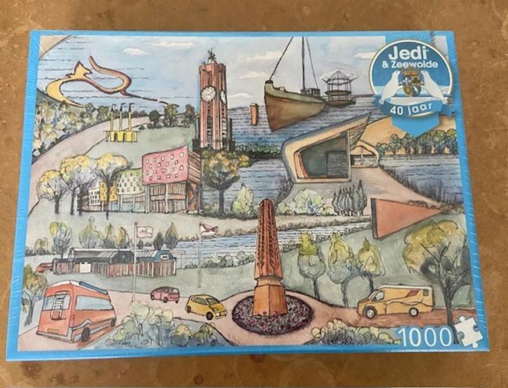 Jubileum Puzzel Jedi Zeewolde, Hobby en Vrije tijd, Denksport en Puzzels, Nieuw, Legpuzzel, 500 t/m 1500 stukjes, Ophalen