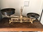 Antieke Weegschaal met Gewichten, Antiek en Kunst, Ophalen of Verzenden