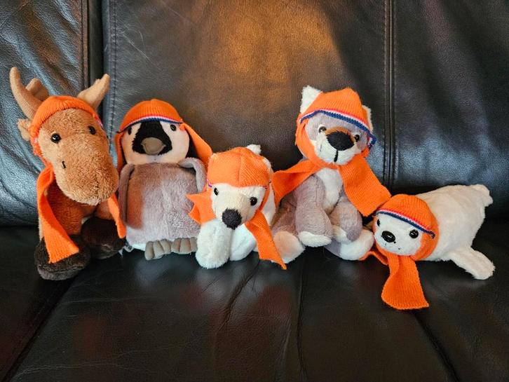 Unox Winterdieren Knuffelset, Kinderen en Baby's, Speelgoed | Knuffels en Pluche, Zo goed als nieuw, Overige typen, Ophalen