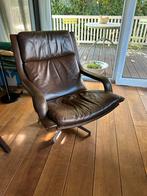 Artifort leren draaifauteuil, Minder dan 75 cm, Gebruikt, Leer, 50 tot 75 cm